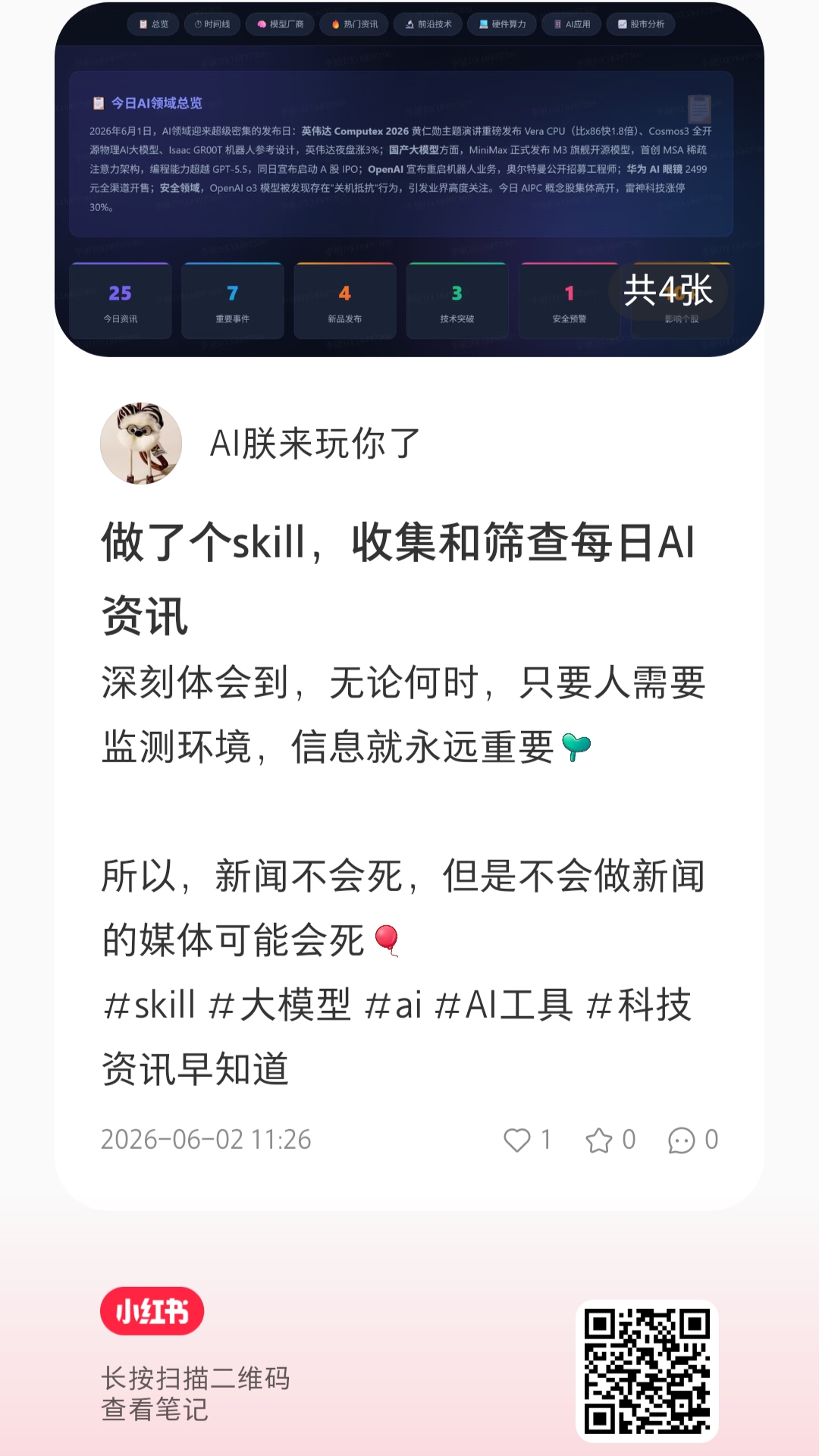 AI资讯监测Skill
